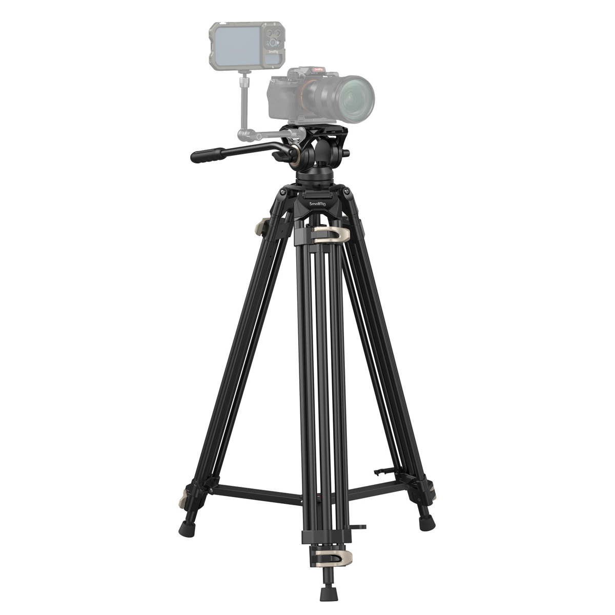 SmallRig 3751B Heavy-Duty Fluidkopf Stativ AD-01 6941590013466