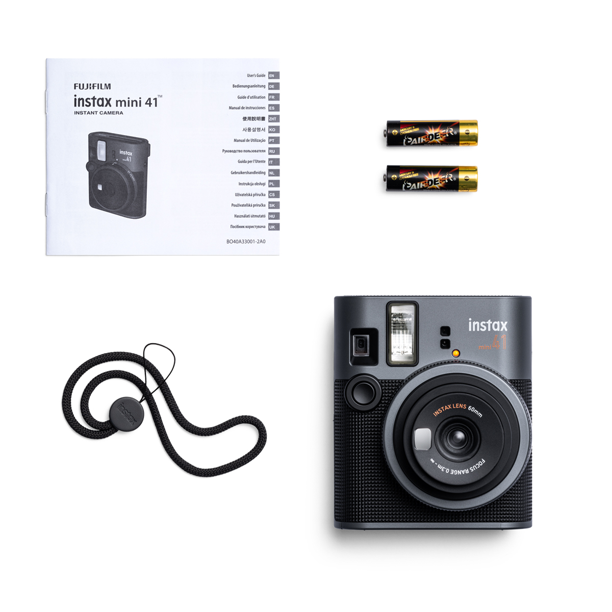 Fujifilm Instax Mini 41 PH EX D, schwarz 4547410545180