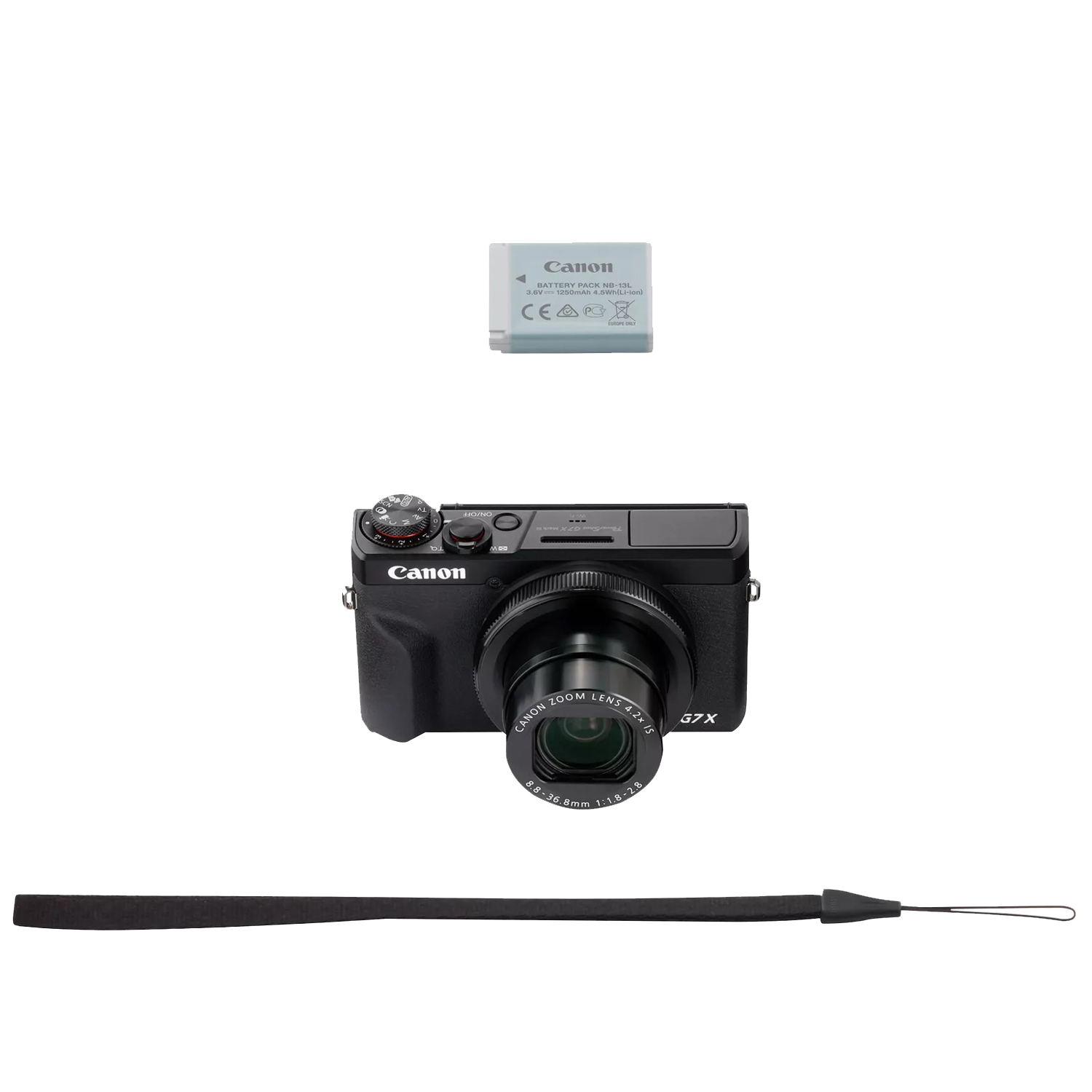 Canon PowerShot G7X Mark III schwarz Digitalkamera 4549292137736