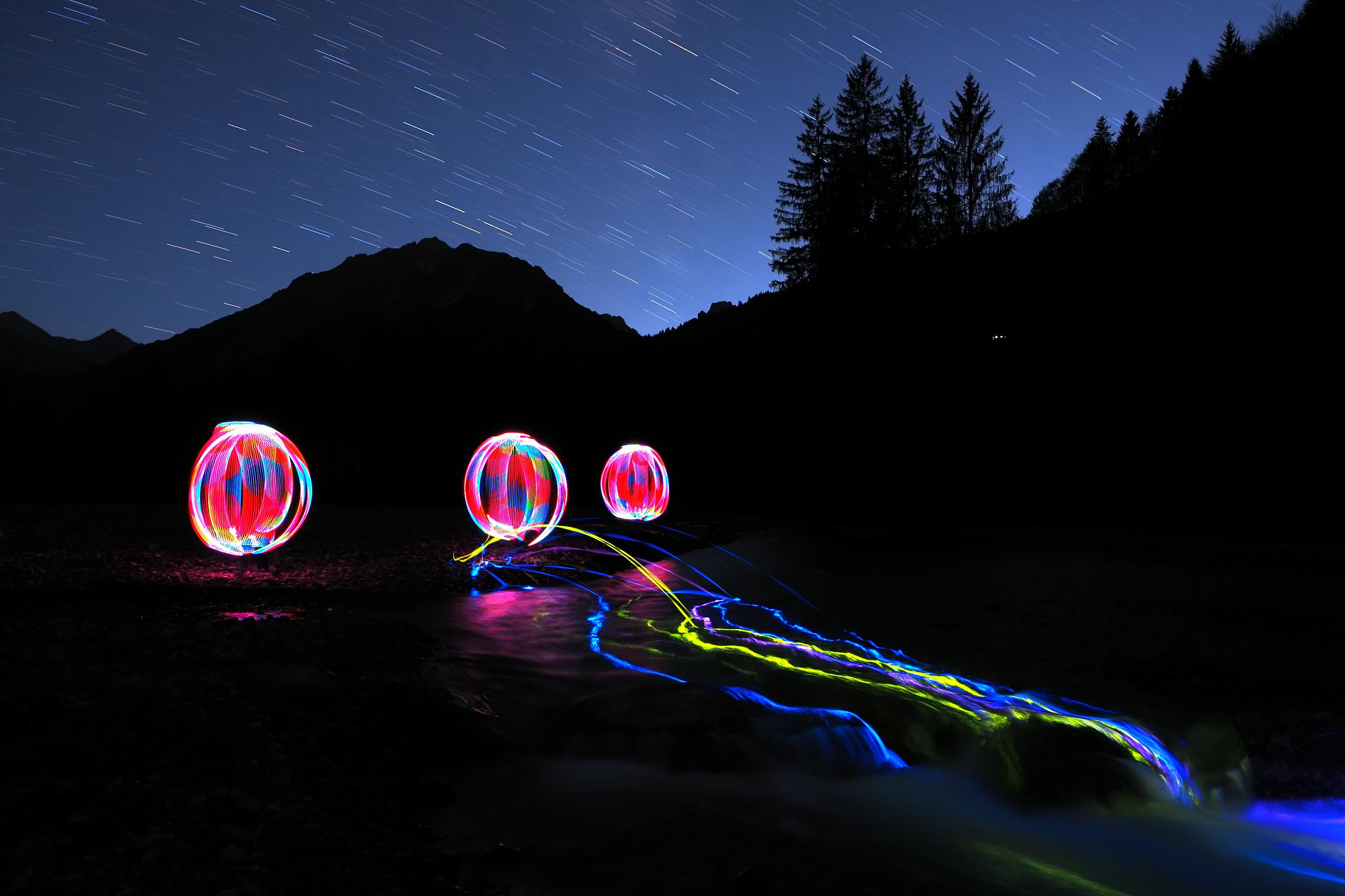 Lightpainting - Lichtmalerei in Cuxhaven 7900000000389