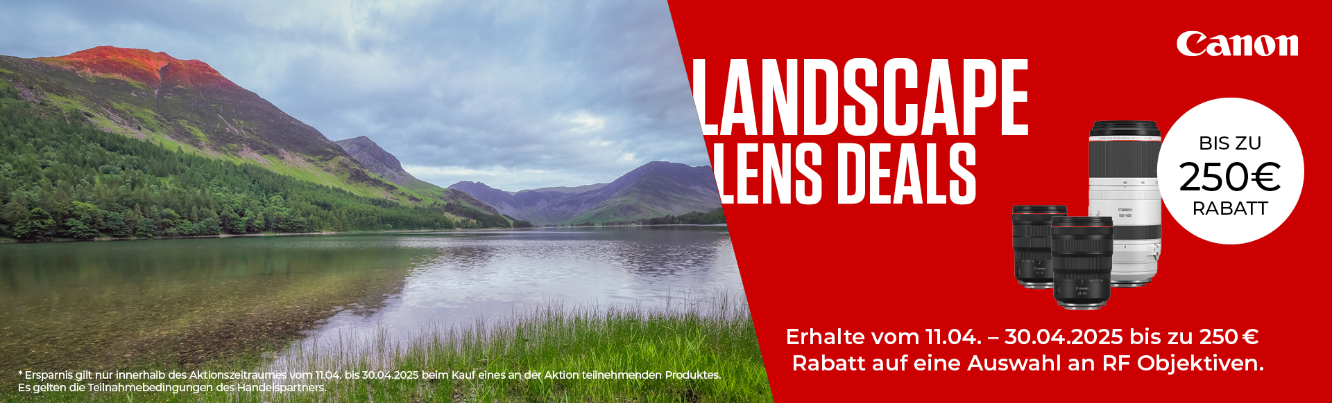 Canon Landscape Aktion April 2025